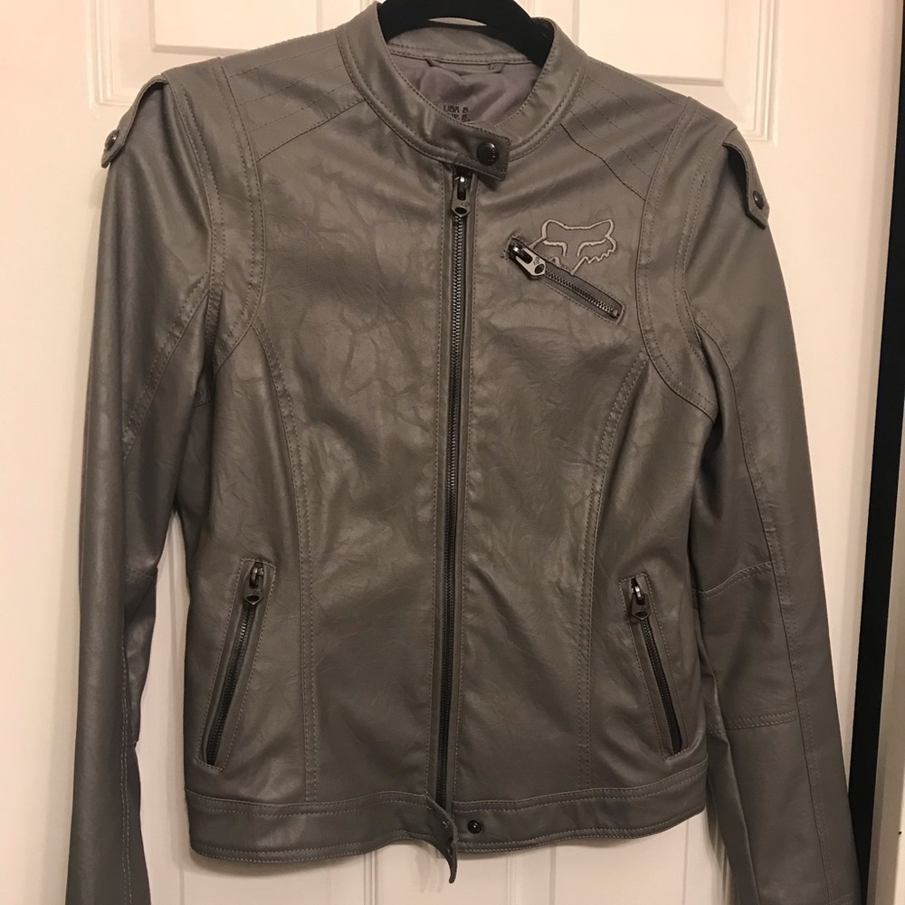 Fox jacket grey